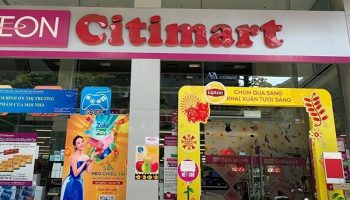 Thi công làm chữ nổi chuỗi siêu thị AEON-Citimart