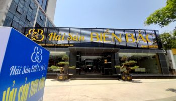 Thi công biển hiệu nhà hàng hải sản Biển Bắc