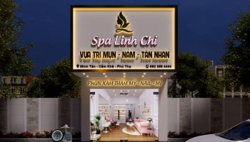 Thiết kế thi công biển quảng cáo spa thẩm mỹ